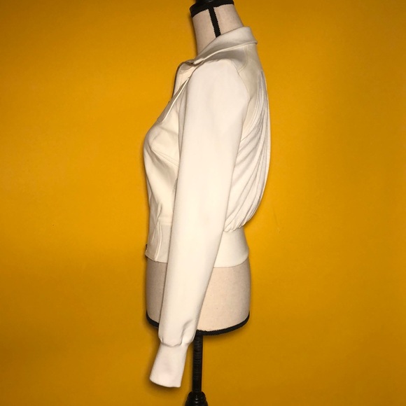 VERDAD Leather and Cotton Combined Jacket - Picture 6 of 13